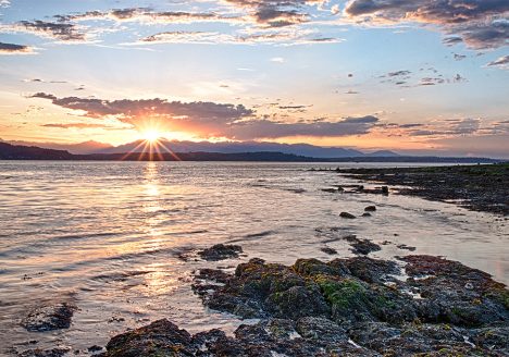 Alki Beach sunset West Seattle